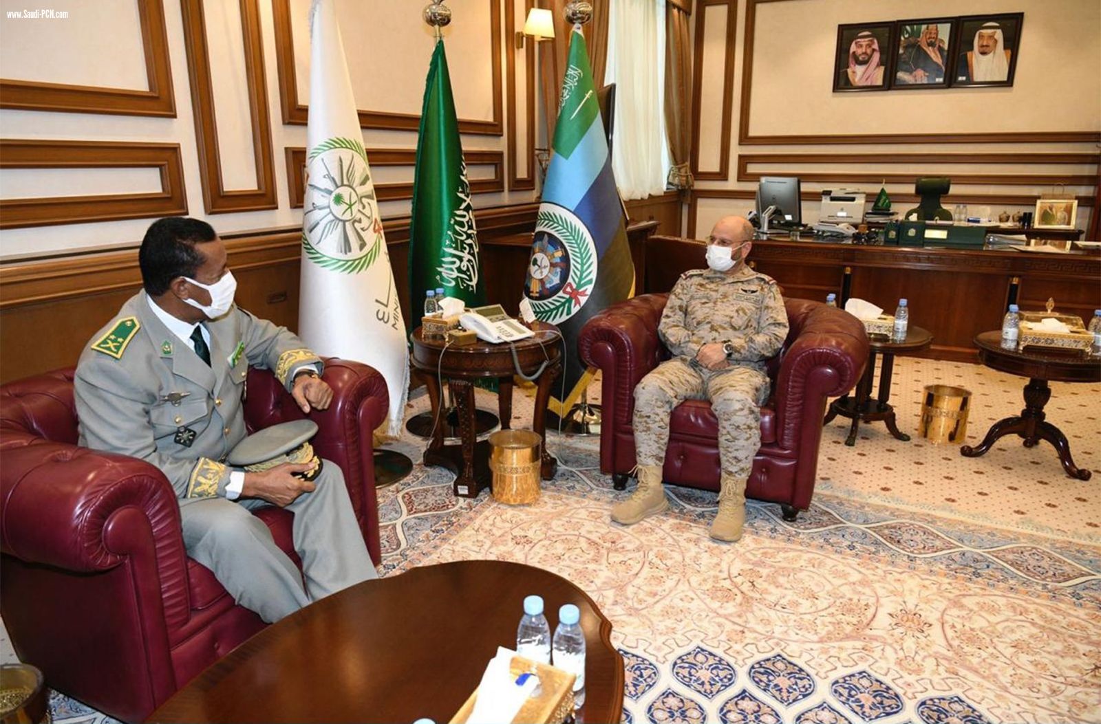 رئيس هيئة الأركان العامة يستقبل قائد المكتب الثاني بالأركان العامة للجيوش الموريتانية