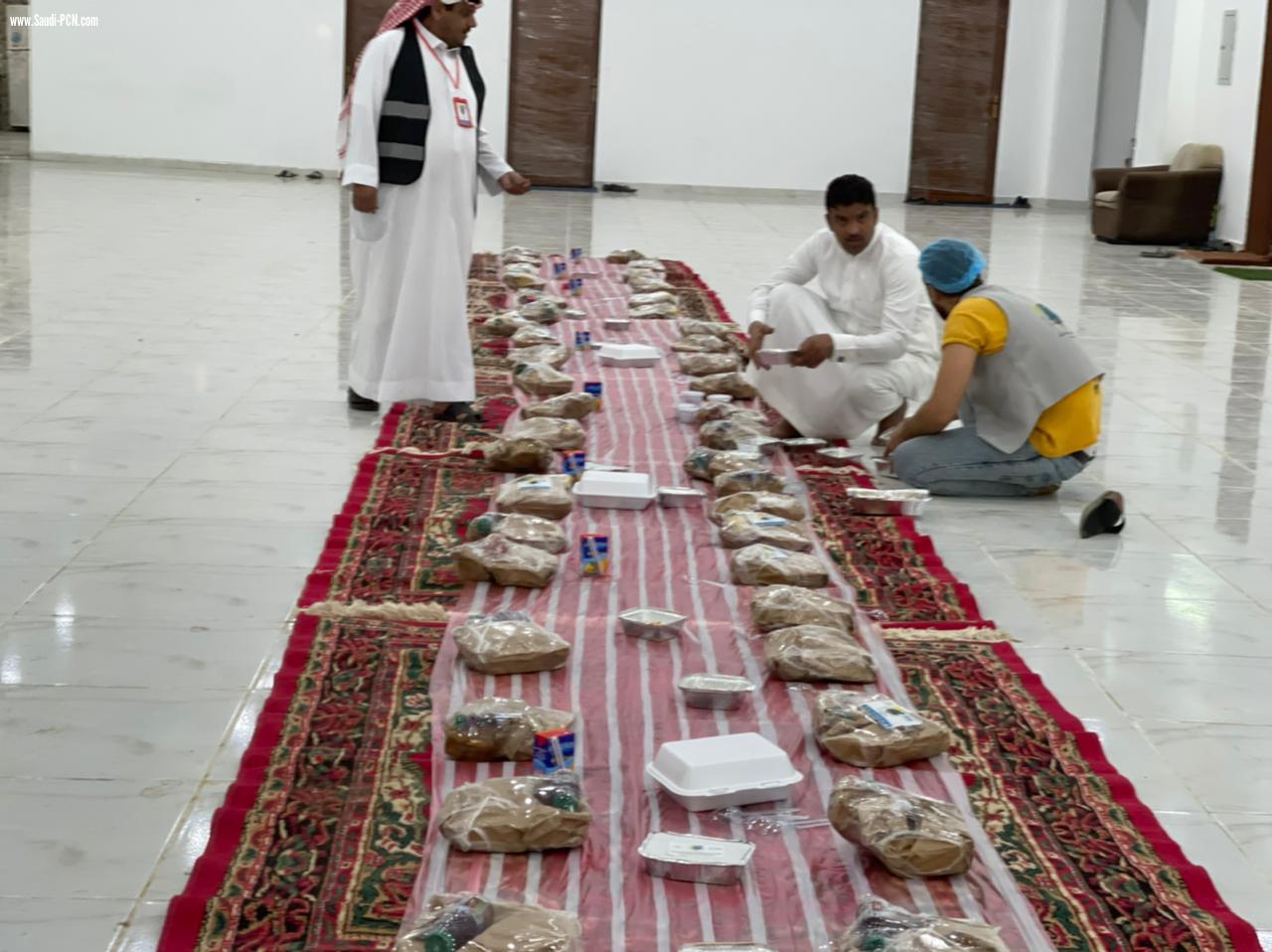فريق بسمة عطاء التطوعي بجازان يختتم مبادرة إفطار صائم تحت شعار بسمة وطن