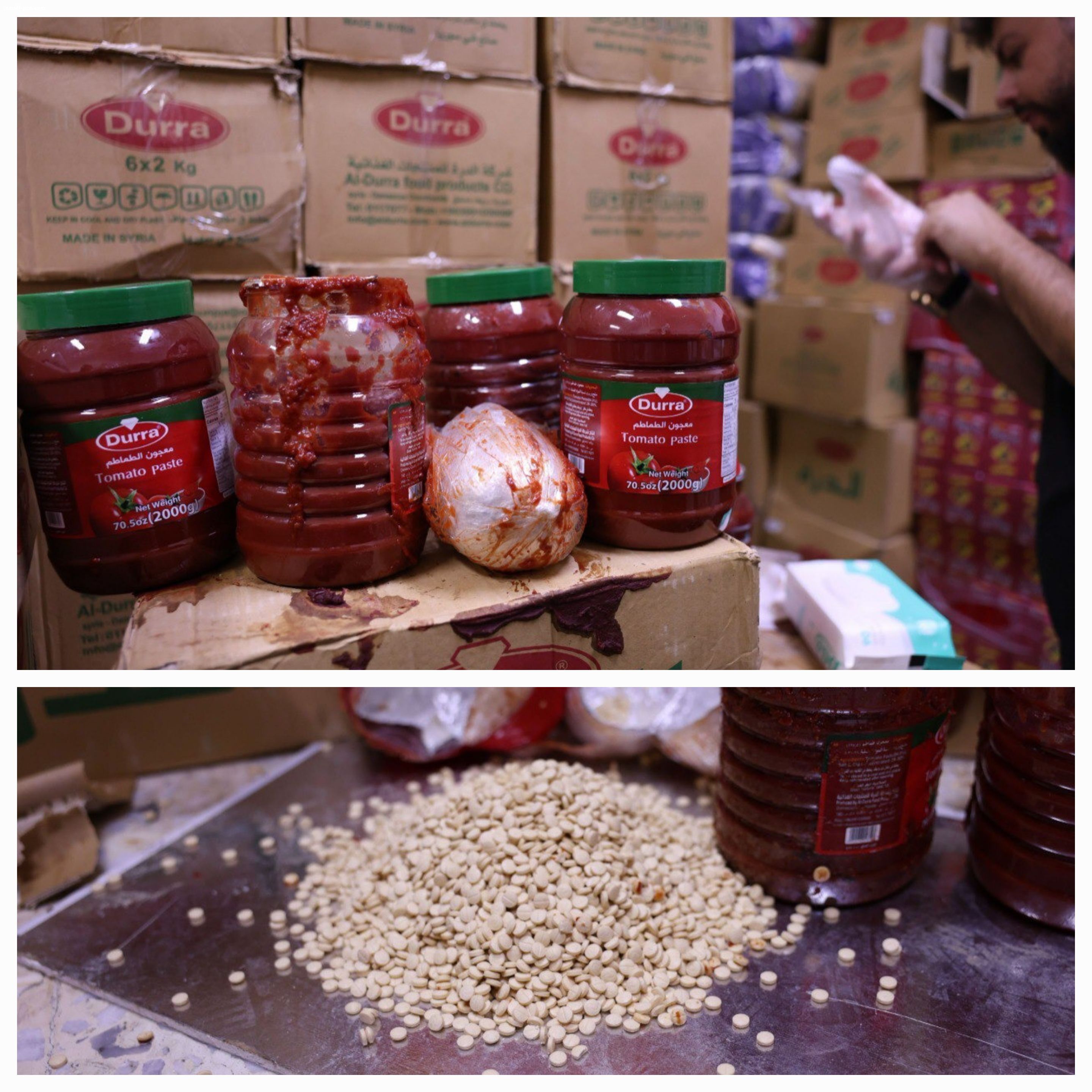 السلطات السورية تعلن ضبط شحنة كبيرة من حبوب الكبتاغون المخدرة في درعا