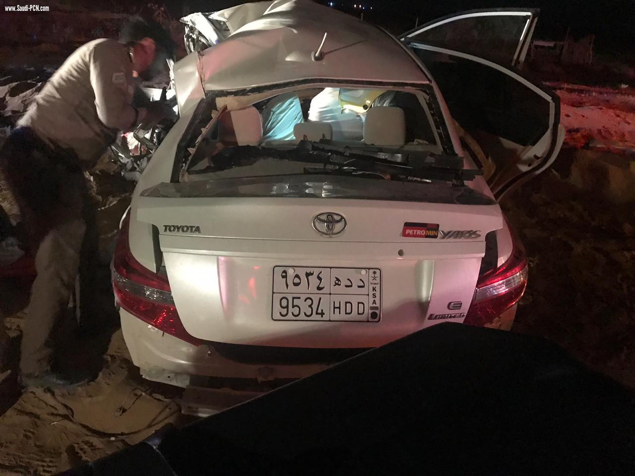 5 إصابات وحالة وفاة في حادث تصادم على طريق الصوارمة – المضايا