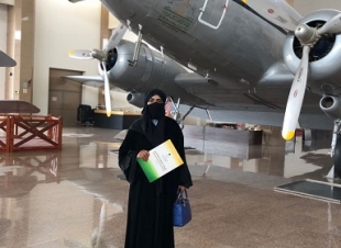 القسم النسائي بفرع الجمعية الوطنية للمتقاعدين بالرياض يزور متحف صقر الجزيرة للطيران بالرياض