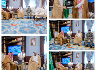  أمير الباحة يدشّن حملة تراحمنا له أثر ويتسلم التقرير السنوي لتراحم الباحة