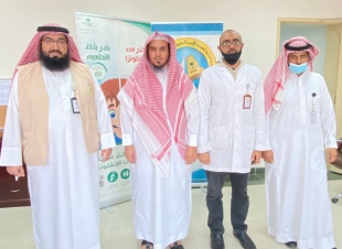 فرع هيئة الأمر بالمعروف بالجوف ينظم حملة تطعيم الإنفلونزا الموسمية لمنسوبيه.  الجوف