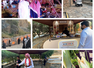 هيئة التراث السعودية تختتم فعالياتها التراثية في قرية ذي عين الأثرية  
