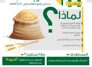 البيئة تقرُّ شروطاً جديدة لعضوية لجنة منتجي البذور في المملكة