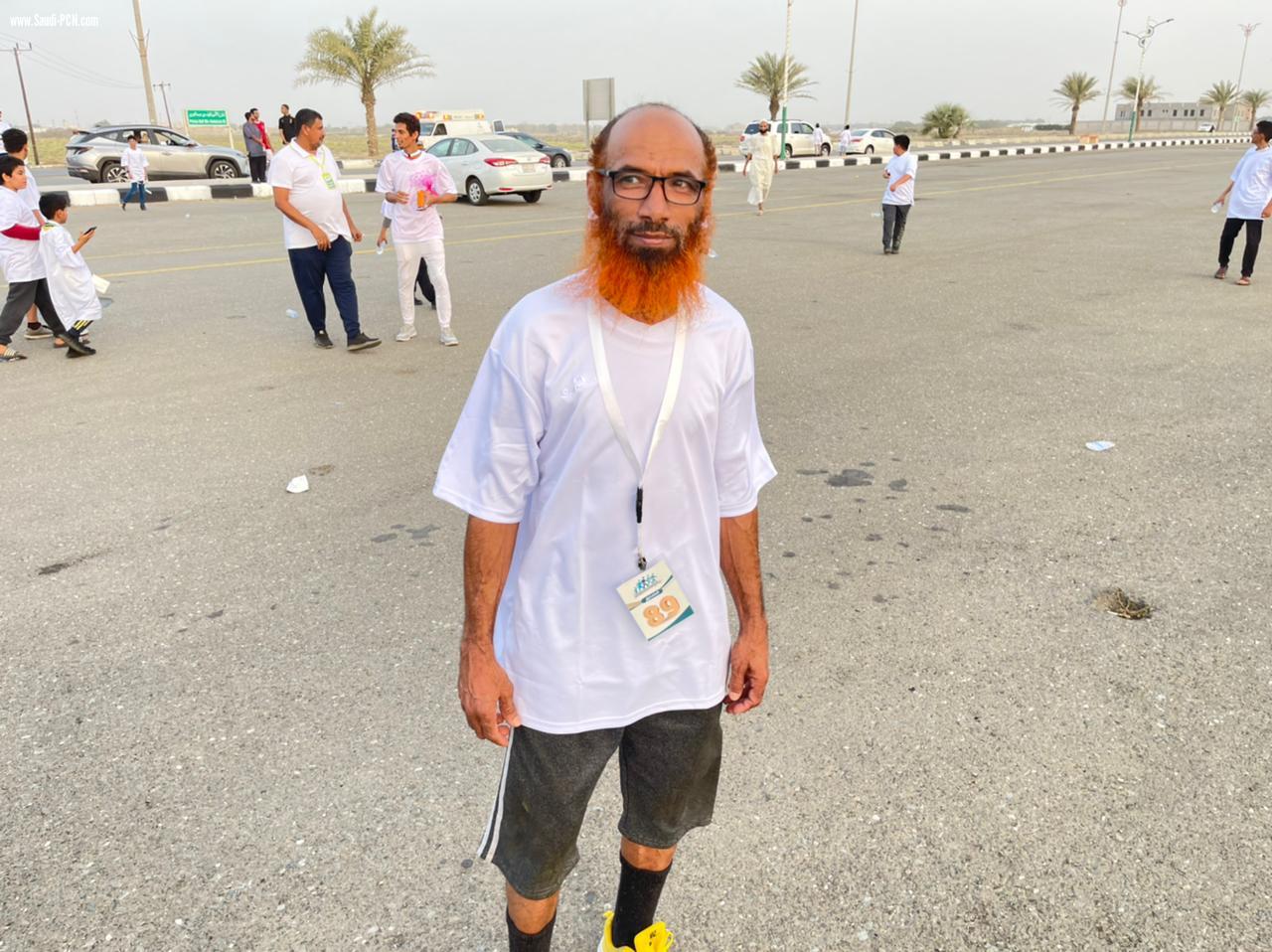 وكيل محافظة بيش يدشن فعالية سباق المشي تحت شعار بدايتها خطوة