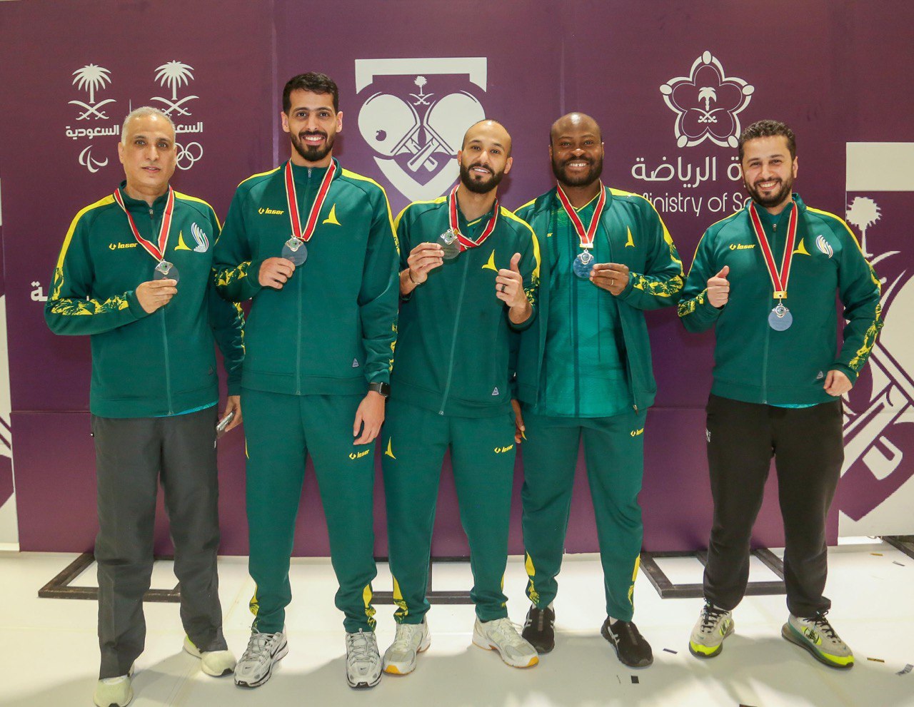 الخليج وصيف الدوري السعودي الممتاز لكرة الطاولة 2024-2025