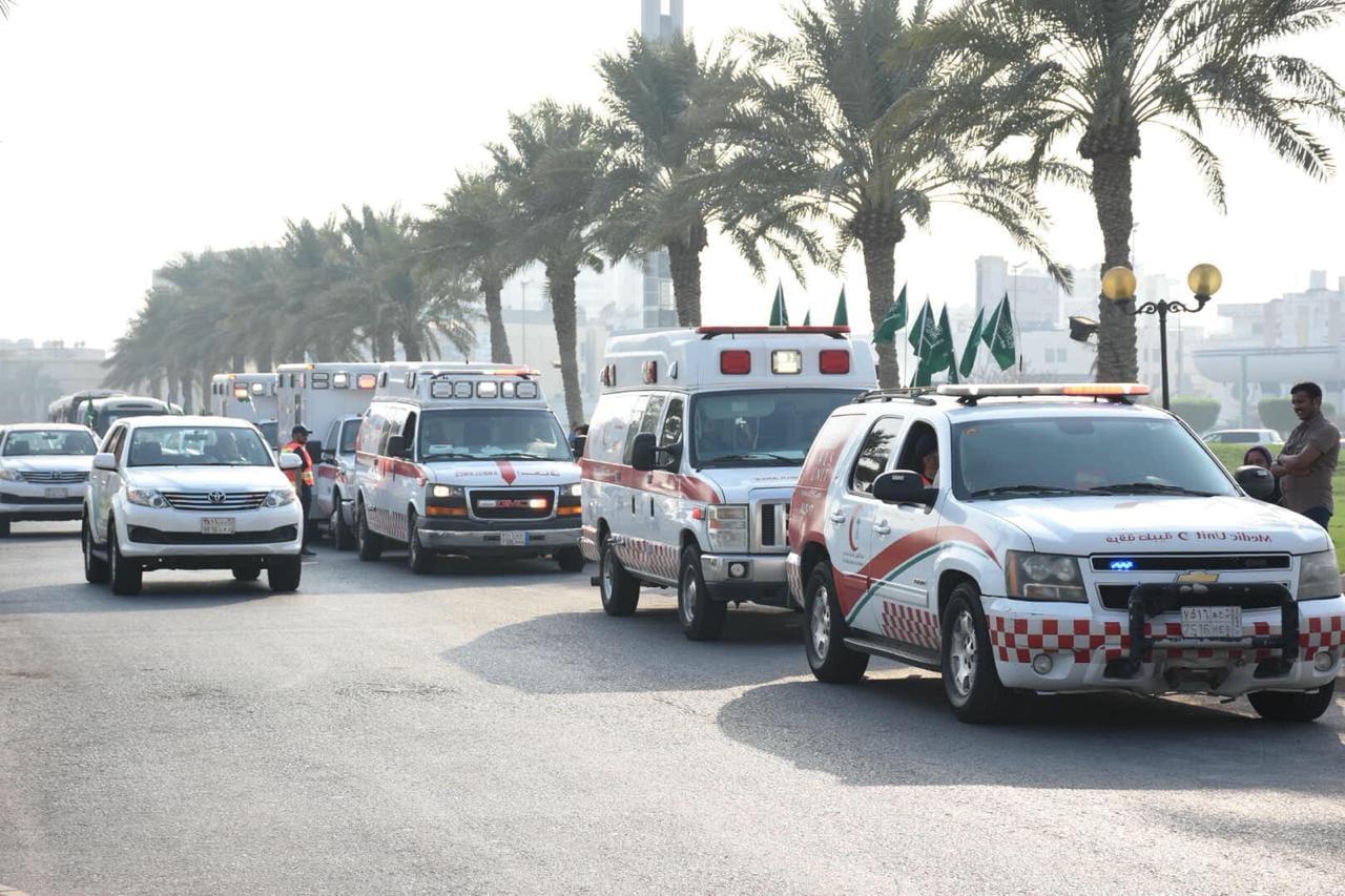 الهلال الأحمر بالشرقية يتلقى ٢٤١ بلاغاً يوم امس الاحد