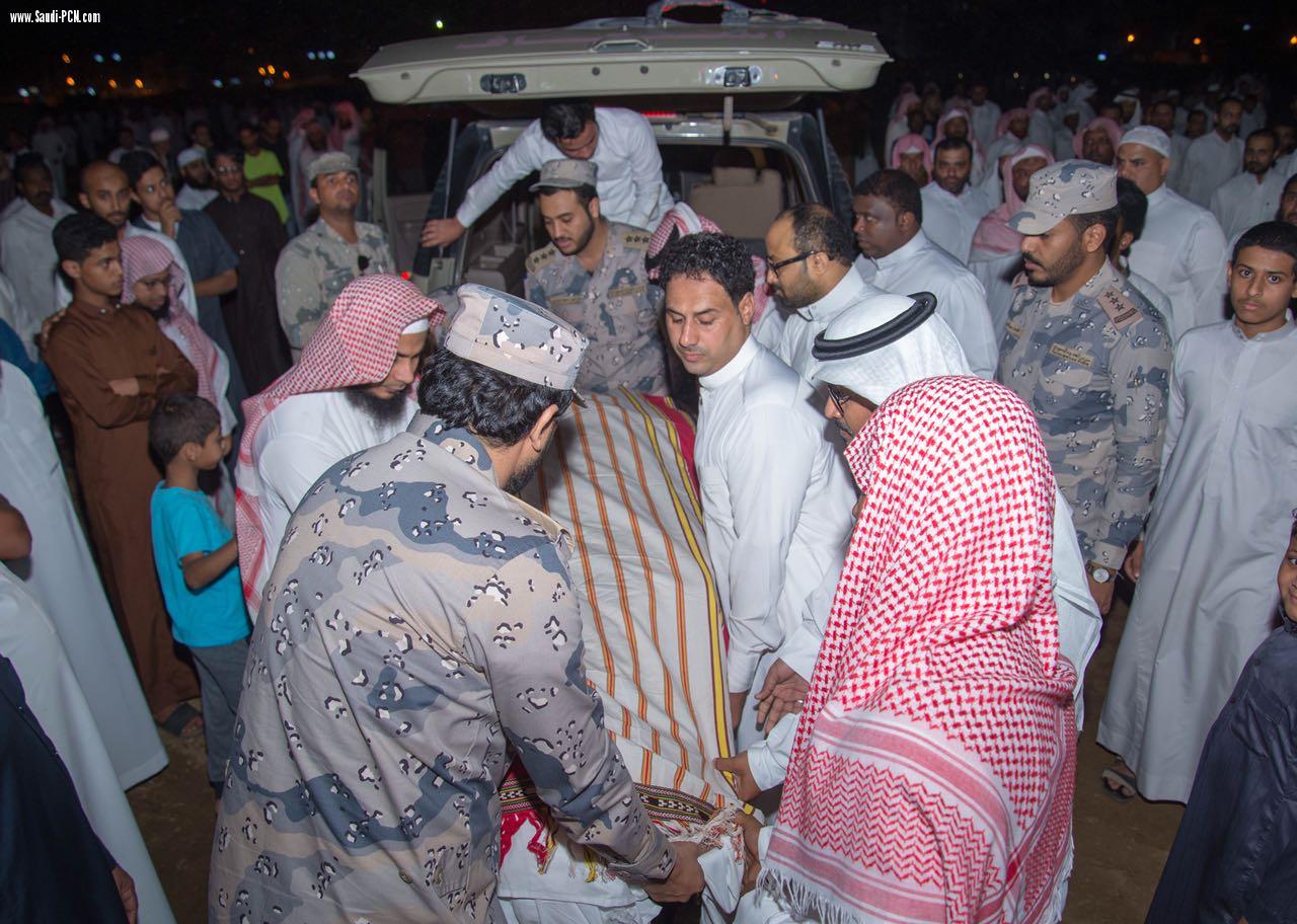 الشمراني والمطيري ينقلان تعازي القيادة ووزير الداخلية لشهيد الوطن (يحيى معافا)