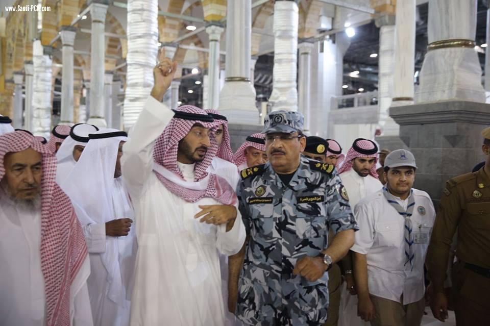 بتوجيه أمير مكة .. الأمير عبدالله بن بندر يتفقد المسجد الحرام ويقف على تنفيذ خطط الجهات في رمضان. 