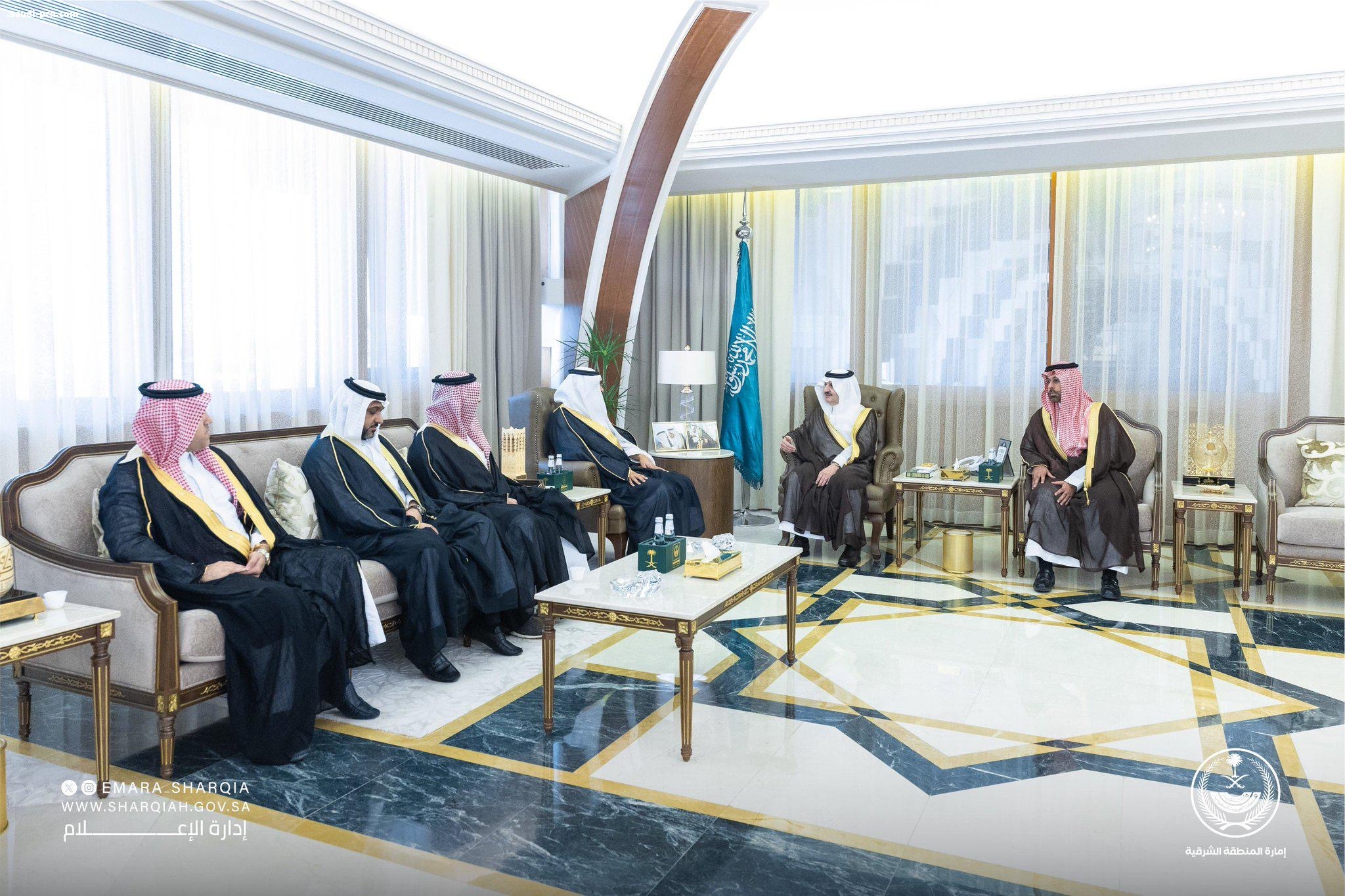 أمير الشرقية يستقبل رئيس مجلس إدارة نادي الخليج بمناسبة تحقيق النادي إنجازات رياضية مختلفة 