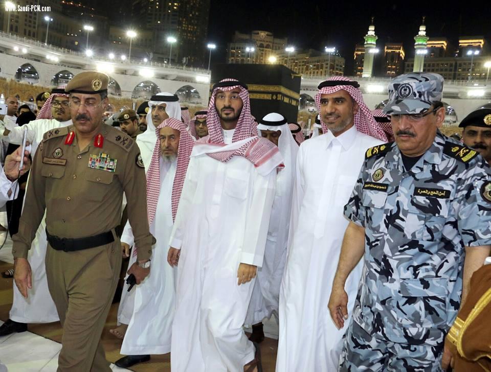 بتوجيه أمير مكة .. الأمير عبدالله بن بندر يتفقد المسجد الحرام ويقف على تنفيذ خطط الجهات في رمضان. 