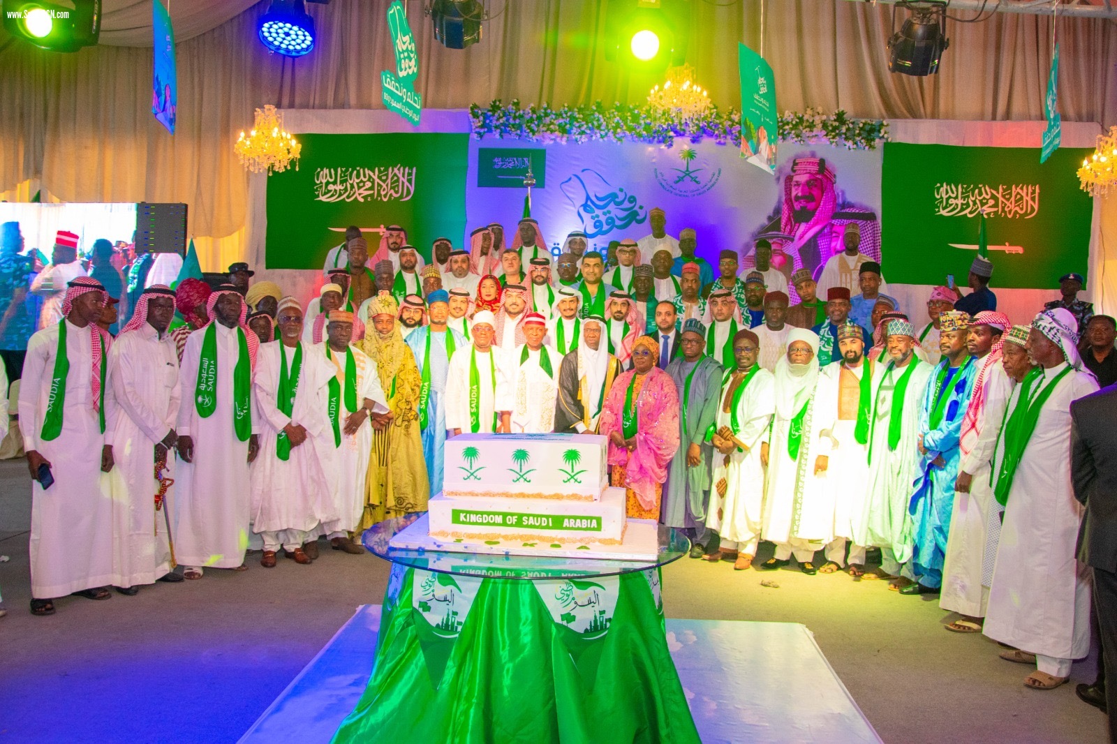 *القنصلية السعودية بمدينة كانو تحتفل باليوم الوطني(93)بنيجيريا*