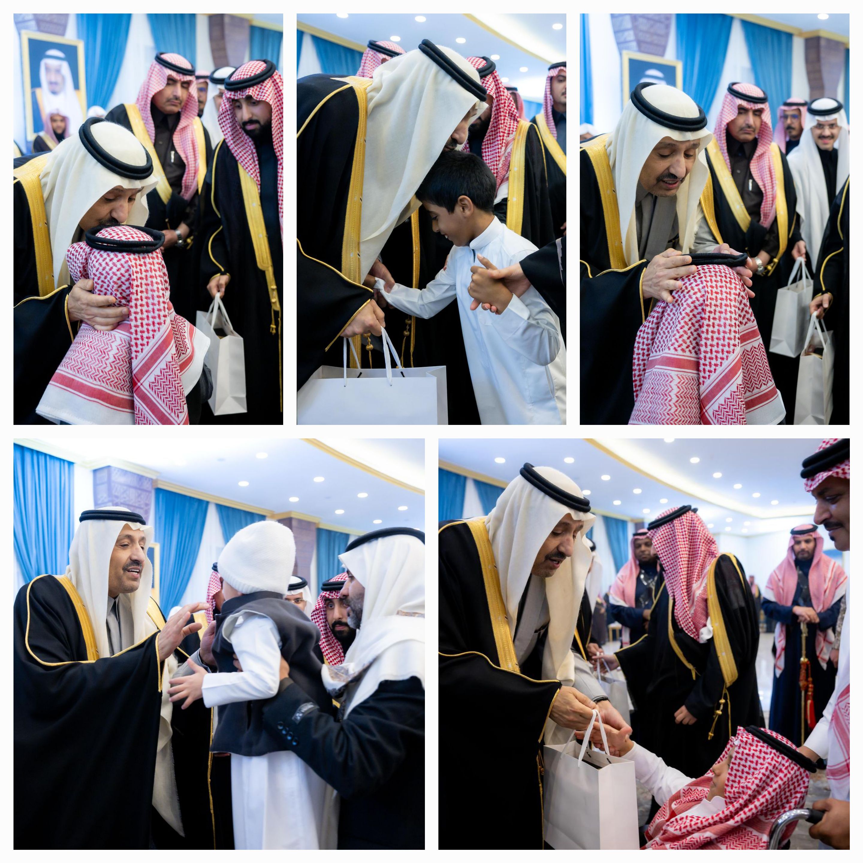أمير الباحة يستضيف أطفال جمعية الأطفال ذوي الإعاقة على مائدة السحور ويشيد بجهود الجمعية