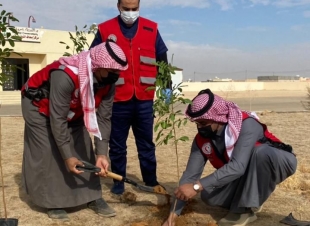 الهلال الأحمر بالجوف يشارك في مبادرة 