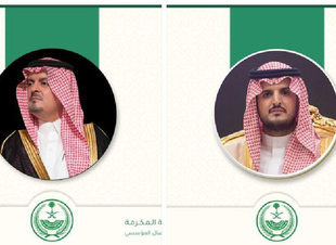 نائب أمير مكة يستقبل أمير الطائف ويهنئه بالثقة الملكية الكريمة 