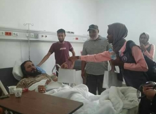 جمعية فتيات الخالدات يقمن بزيارة لجرحى القوات المسلحة الليبية في بنغازي