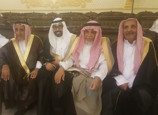 وجهاء وأعيان بني مالك في زفاف الشاب عادل بن عيضه القرشي المالكي 