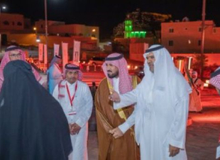 وكيل إمارة منطقة الجوف يزور  فعالية السدو التي تنظمها هيئة التراث في المنطقة الأثرية بمدينة سكاكا