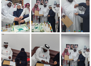 تكريم الإعلامي غاصب القرني بمناسبة تقاعده وتكليفه مدير تحرير في الدمام 