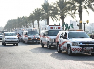 الهلال الأحمر بالشرقية يتلقى ٢٤١ بلاغاً يوم امس الاحد