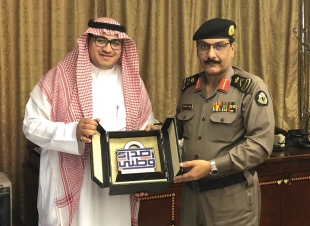مدير شرطة منطقة الرياض يستقبل الزميل سلمان العيد 