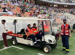 الهلال الأحمر: 29 إصابة بـ ملعب الجوهرة في دوري «ابطال اسيا»