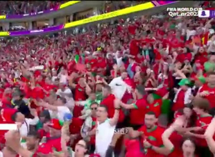 انتصار تـاريخي المغرب اول منتخب عربي يتأهل لنصف نهائي كاس العالم على حساب البرتغال بمنديال قطر ٢٠٢٣