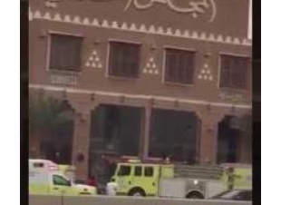 احتراق مطعم شعبي شهير شرق العاصمة الرياض