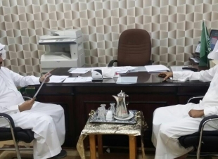 مدير مكتب التعليم بمحافظة ضمد يزور ابتدائية المشوف