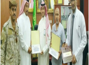 القوات البرية الملكية تثمن جهود ودعم مستشفى ابو عريش لمصابي الحد الجنوبي