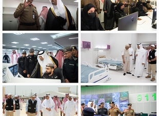نائب أمير منطقة مكة الأمير ‎#سعود_بن_مشعل_بن_عبدالعزيز خلال زيارته للمشاعر المقدسة ..